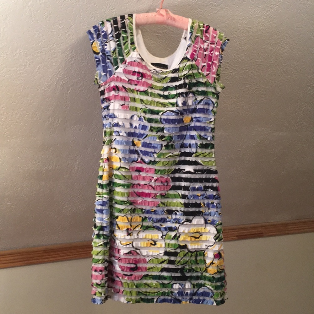 Tiered floral dress